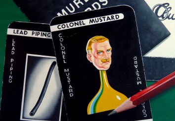 Colonel mustard painting